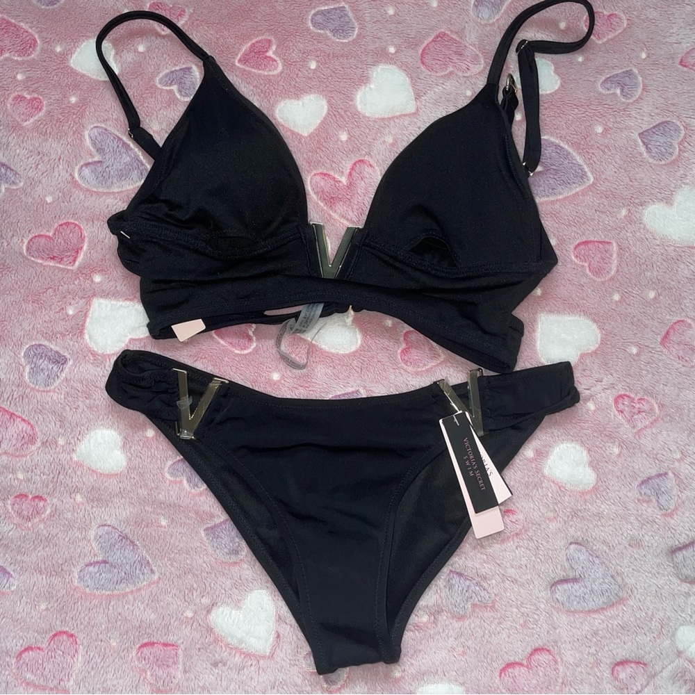 Brand New Black Victoria’s Secret Two Piece Swimsuit